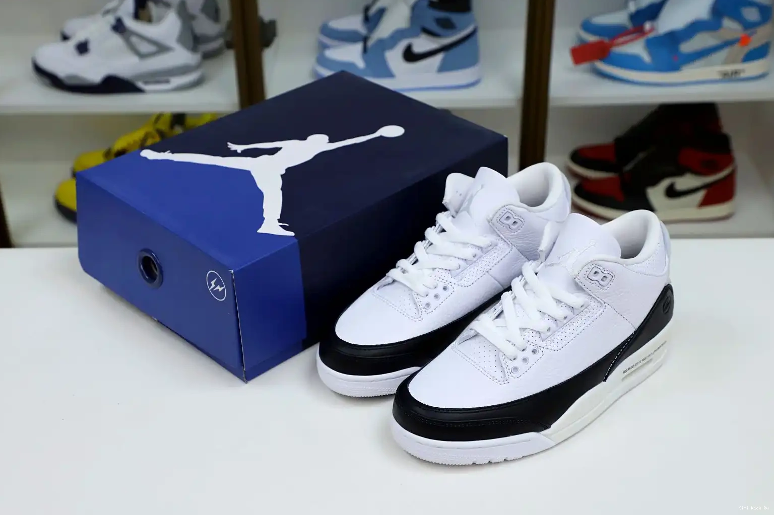 'WHITE' JORDAN X 3 FRAGMENT SP RETRO DESIGN AIR Kimikick 0807